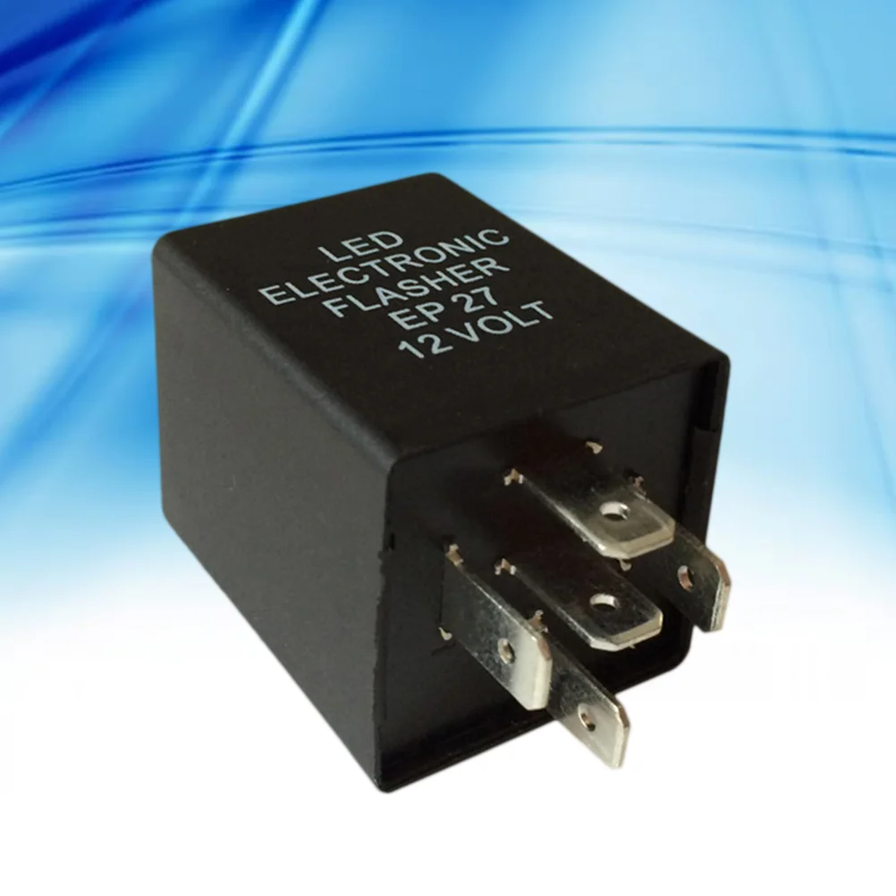 

1PC Practical Durable Useful 12V DC Black 5-Pin EP27 LED Flasher Relay Car Supplies