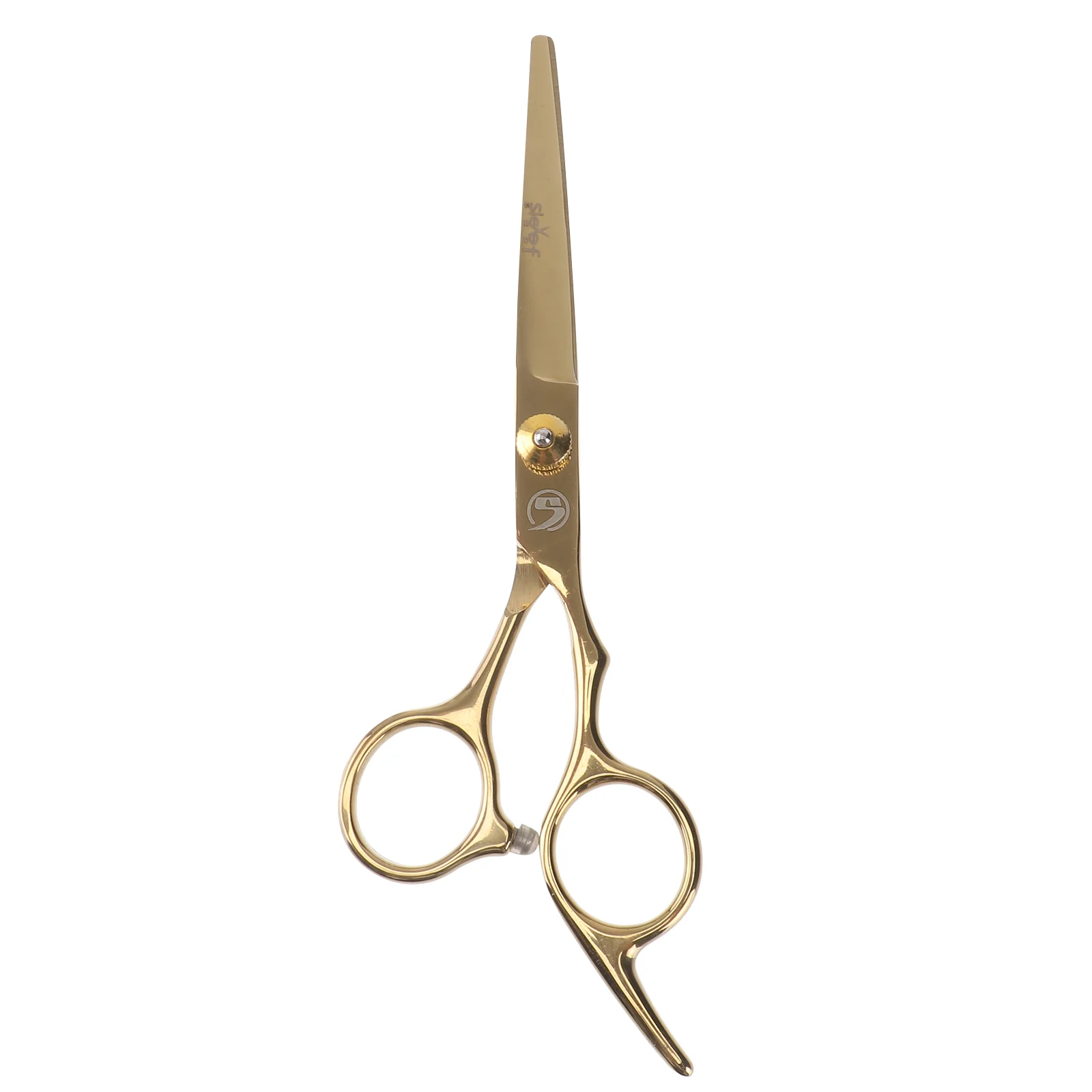 

1Pc Stainless Steel Hairdressing Scissor Practical Barber Shop Scissor Golden
