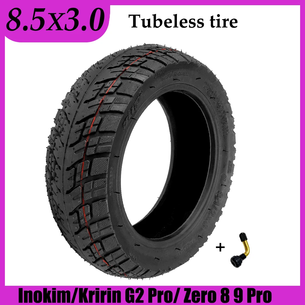 

8.5x3.0 Tubeless Tire 8 1/2x3.0 Vacuum Tyre for Inokim Vsett Zero 8 9 Pro Kugoo Kirin G2 Pro Electric Scooter