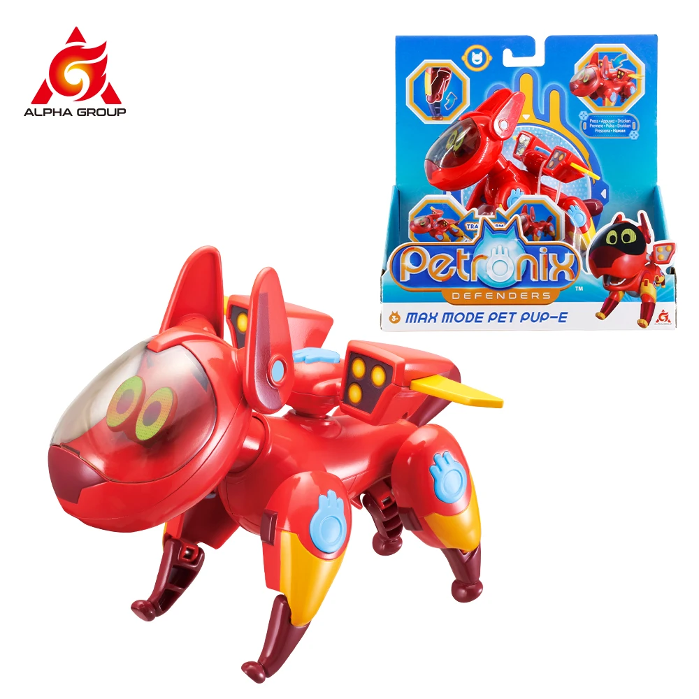 PETRONIX DEFENDERS Max Mode Pet Pup-E 2-IN-1 TRANSFORMING Fr
