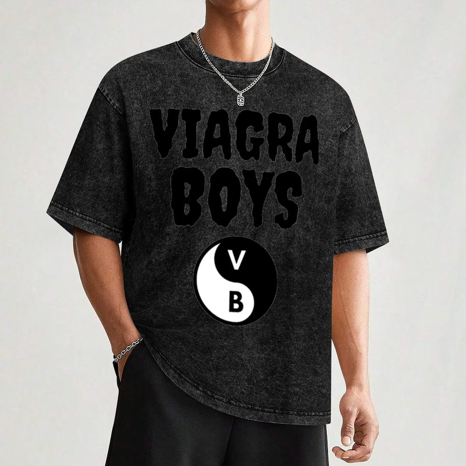 Фото Футболка Viagra Boys (3) с короткими рукавами, футболки с рисунком, одежда на день Святого Валентина, мужские однотонные футболки №3