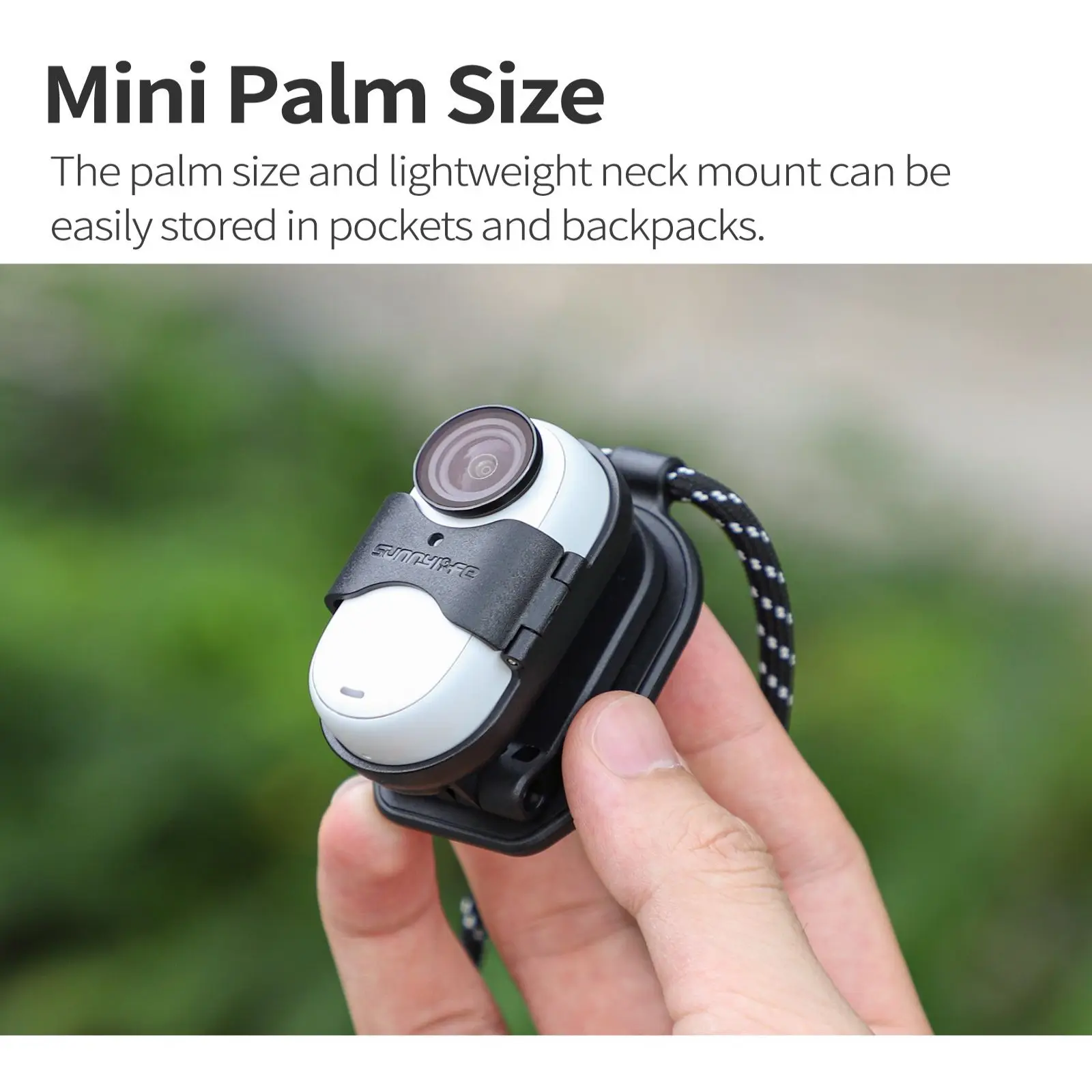 Магнитный Ремешок Sunnylife Для Insta360 GO 3 Шейный Без Помощи Рук Спортивных Экшн-камер