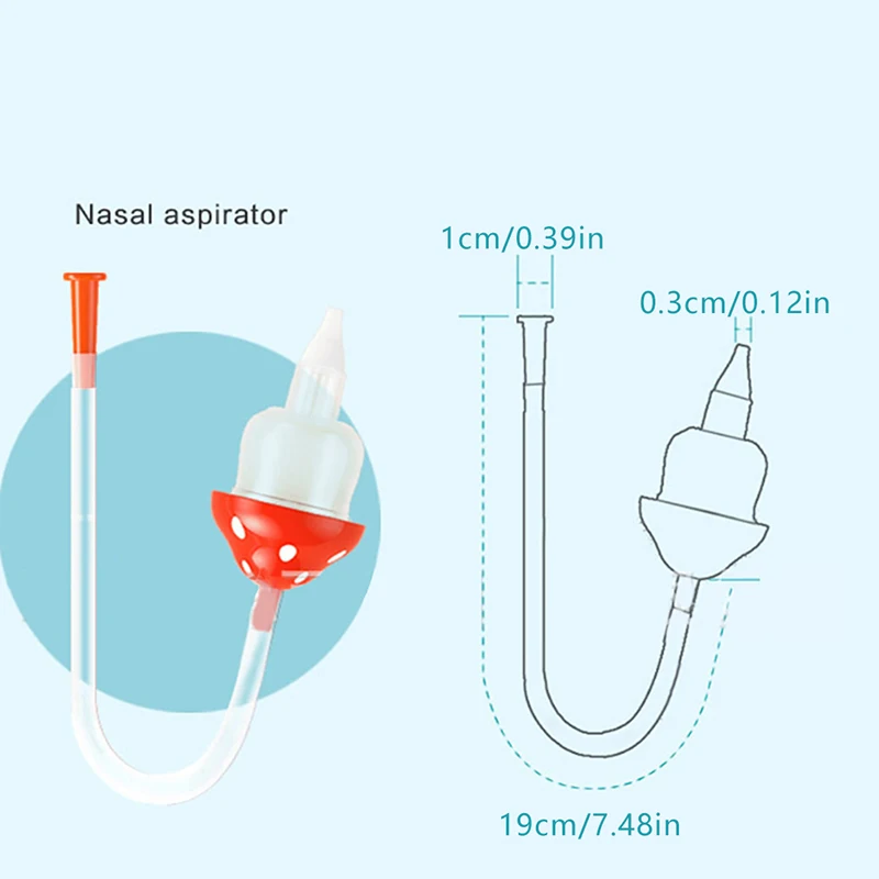 1PC Baby Nasal Suction Snot Cleaner Baby Mouth Suction Catheter Children Nasal Aspirator Cleansing Sucker Nose Cleaning Tool images - 2