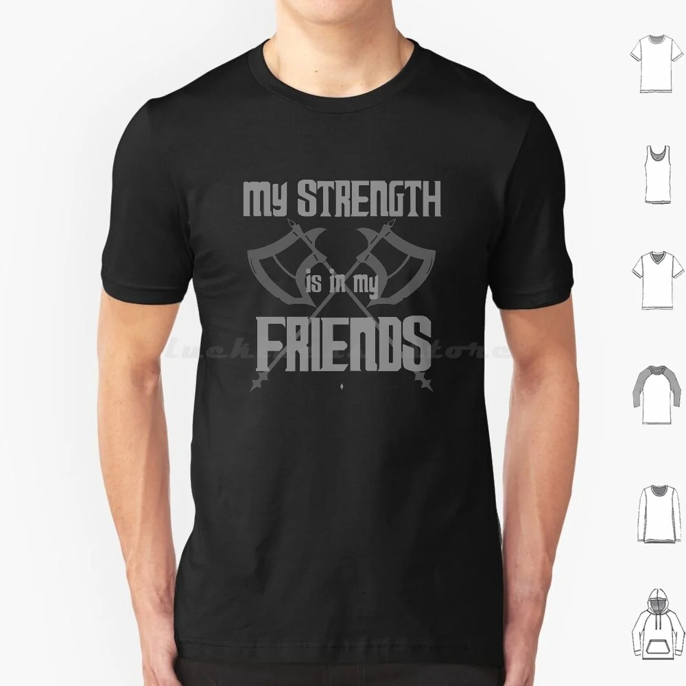 

Моя сила в моих друзьях футболка 6Xl хлопок крутая футболка Vox Grog Strength