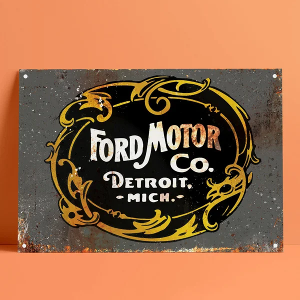 

Ретро винтажный жестяной плакат с классическим логотипом Ford, домашний металлический плакат для бара, паба, настенный декоративный плакат