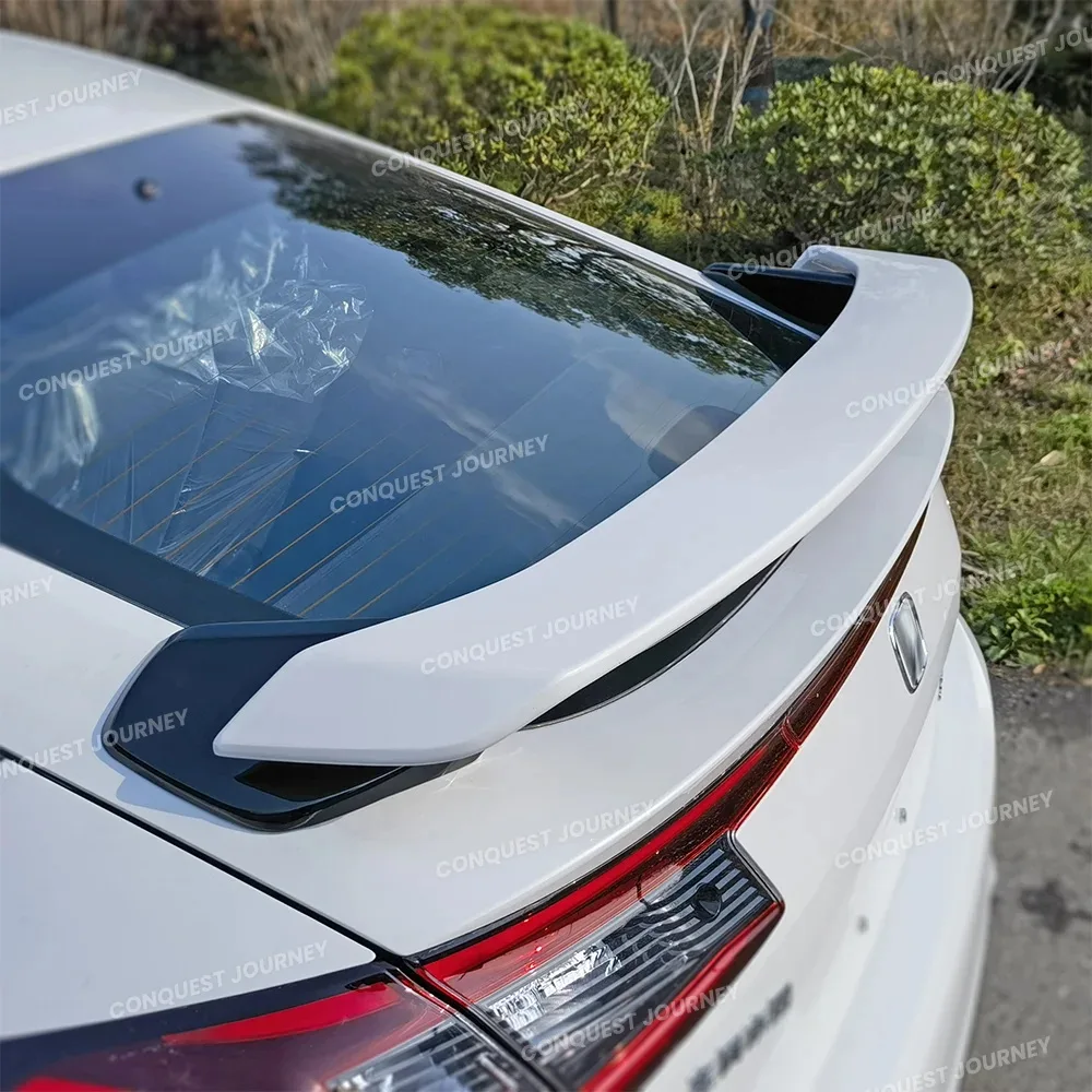 Фото Для Honda Civic Hatchback 2021-2025: Задний спойлер в стиле Mugen (версия) |   OEM-стабилизатор заднего крыла, легкий, из АБС-пластика, для авто №2
