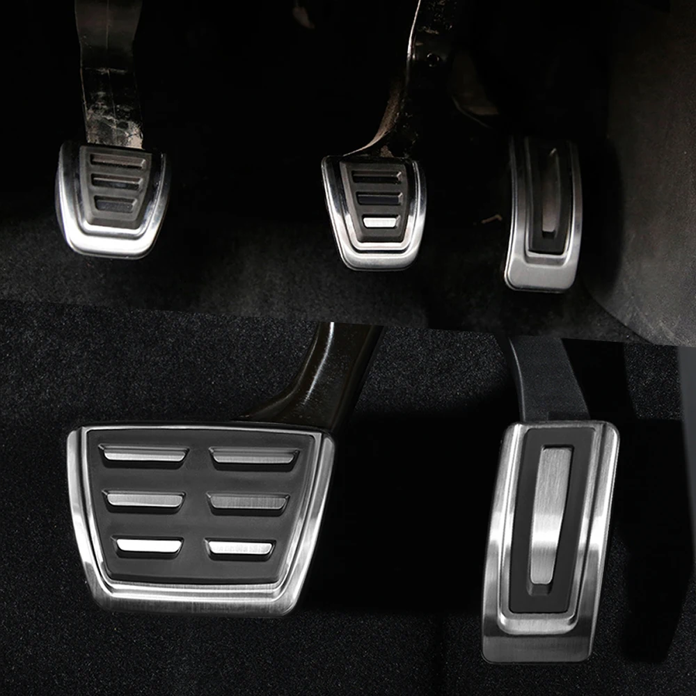 Педаль газового тормоза из нержавеющей стали MT для Seat Ibiza 6K 6L 6J Skoda Fabia I II Polo 9N 6R Bora