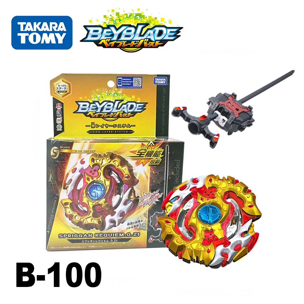 

Original Takara Tomy Beyblade Burst B100 B-100 Spriggan Requiem 0 Zeta Collection Toys Beyblade Booster World Spriggan