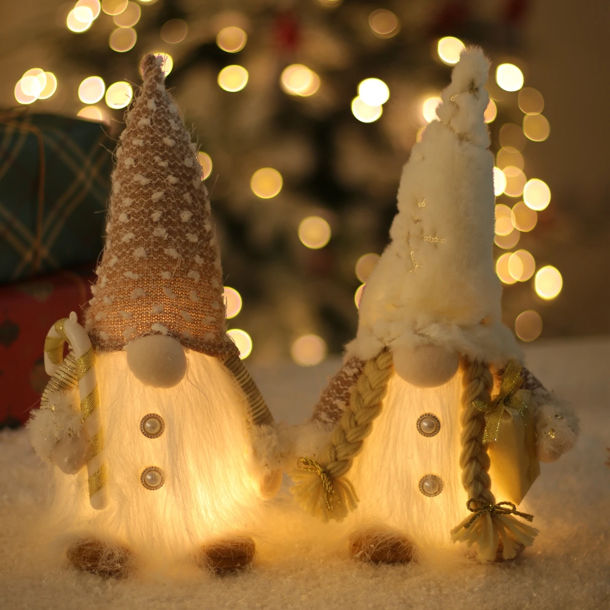 

Christmas Gnome Faceless Doll Light Merry Christmas Decoration For Home Cristmas Ornament 2022 Xmas Navidad Natal Gifts New Year