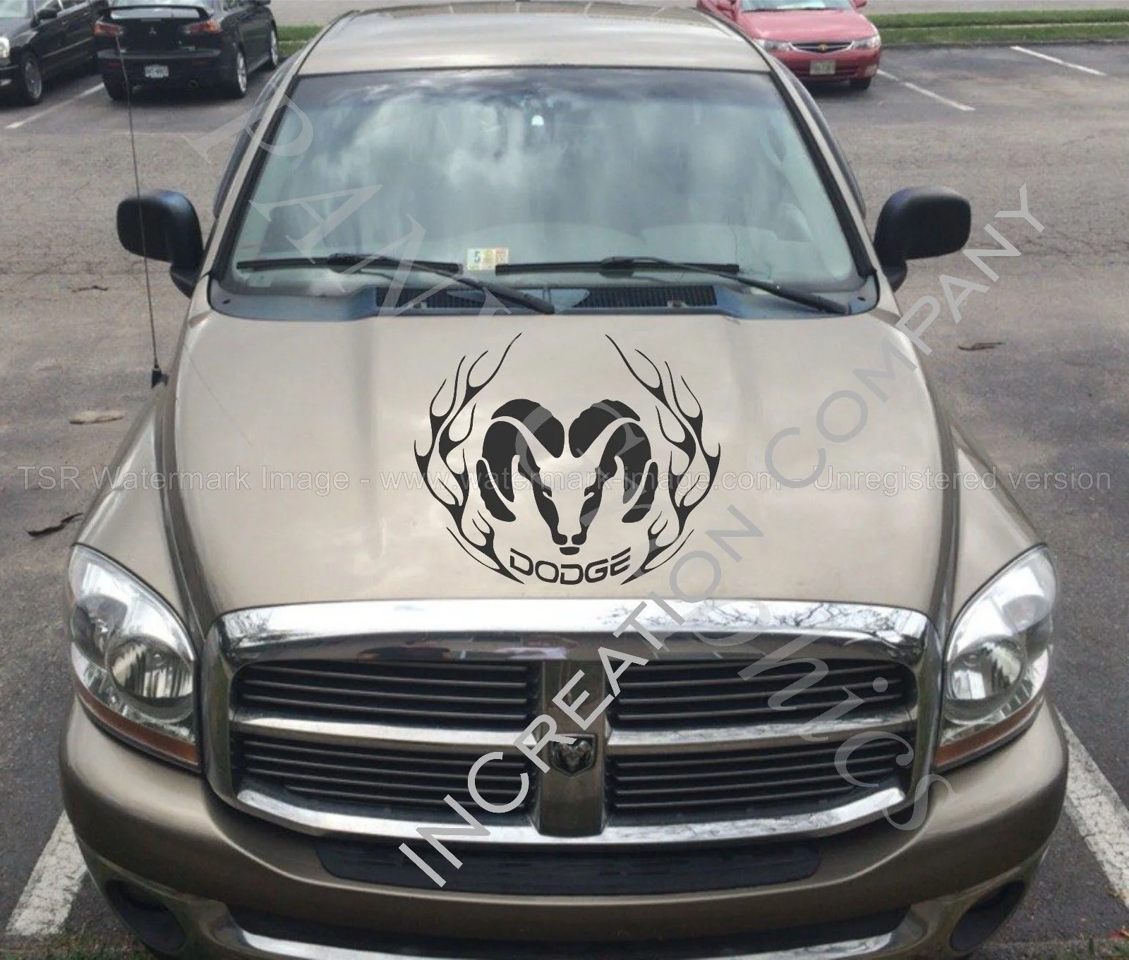 

Для Dodge Ram hood графика грузовик логотип наклейка Mopar стикер Гонки Rt Rebel