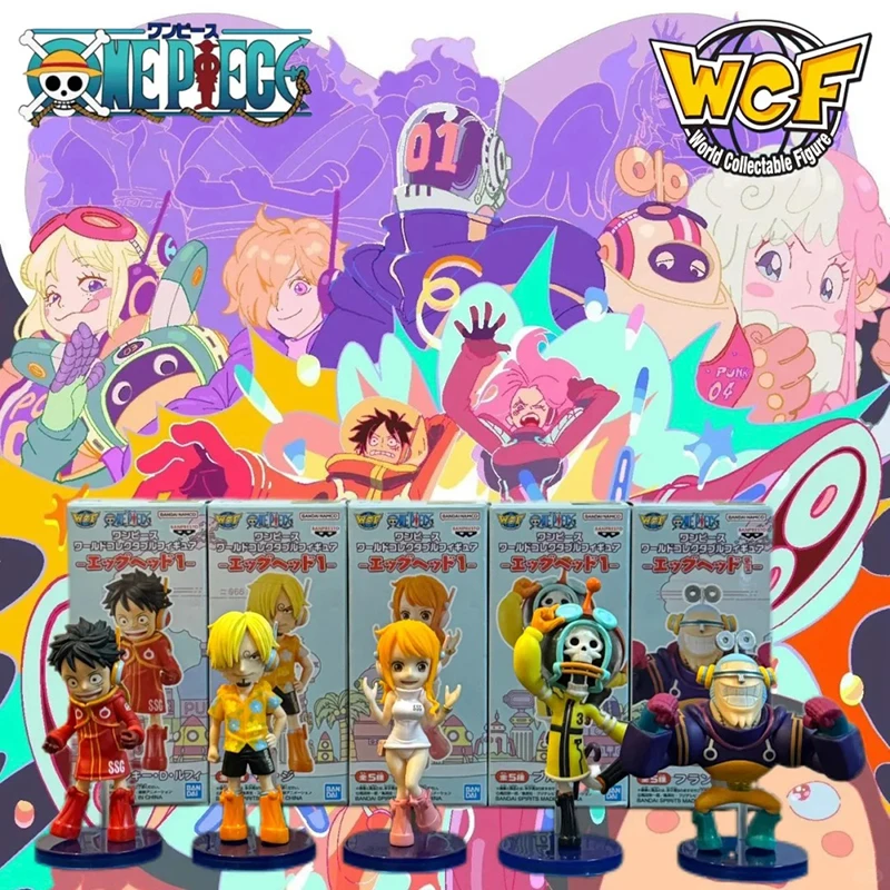 Bandai One Piece Wcf Egg Head Island Departure 2-местный покупка Джоба Робин Пейзаж Подарок ручной