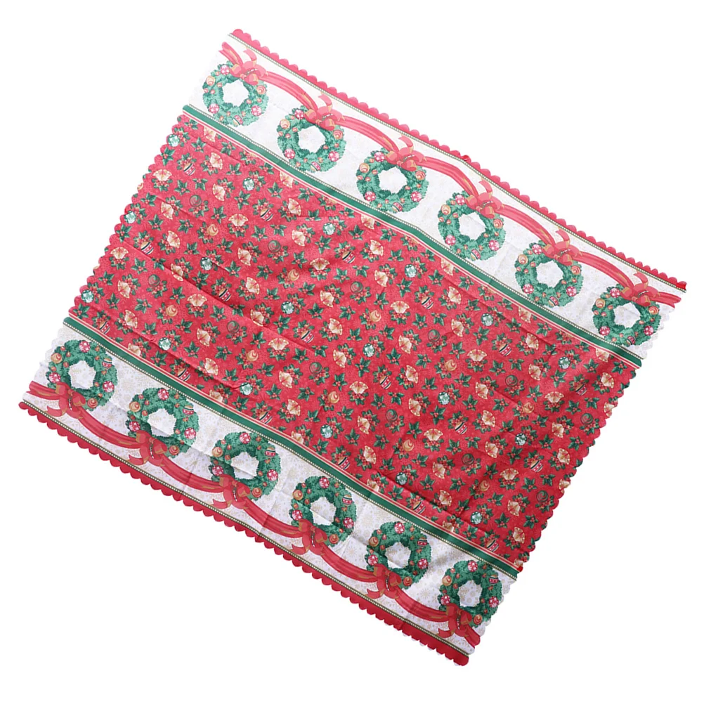 

Coffee Table Decorations Decorative Cloth Party Favor Ornament Desk Xmas Christmas Runner