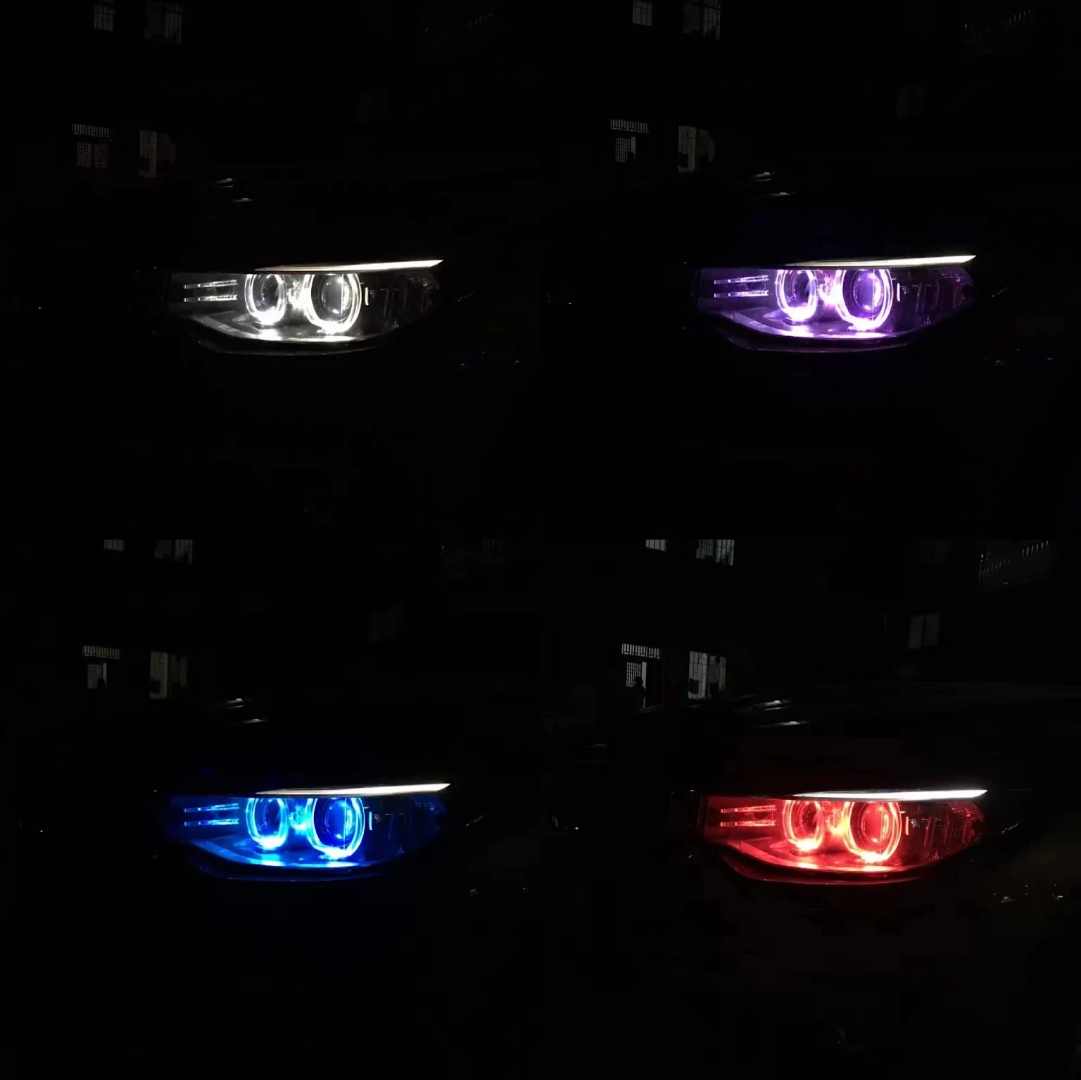 Для BMW F30 F31 F34 F35 3 series 2012-2015 Angel Eyes CSL Желтый DRL RGB многоцветные светодиодные платы