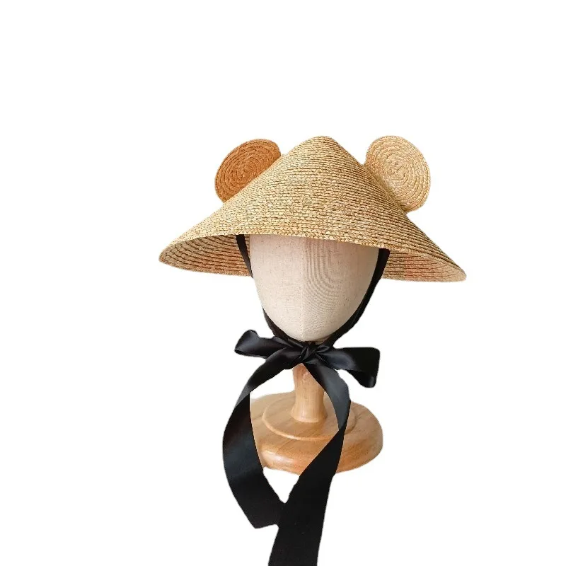 In Spring and Summer of 2023 The New Female Treasure Hat with Big Brim for Sun Protection and Ultraviolet Protection Is Concave. enlarge