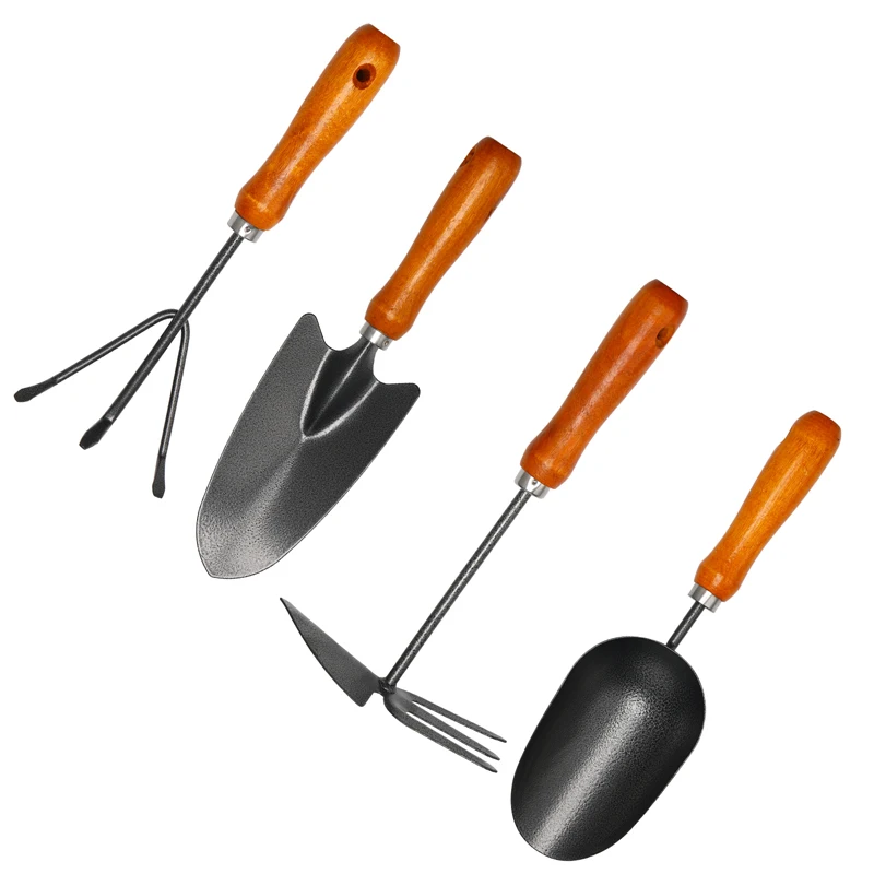 

Набор садовых инструментов 4 шт., Прочные ручные инструменты для работы в саду, подарки для мужчин и женщин