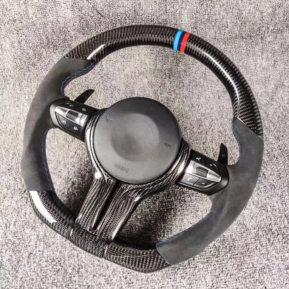 Накладка на руль из углеродного волокна для BMW M2 F10 F12 F13 F15 F20 F30 F80 F06 M3 M4 X5M X6M |
