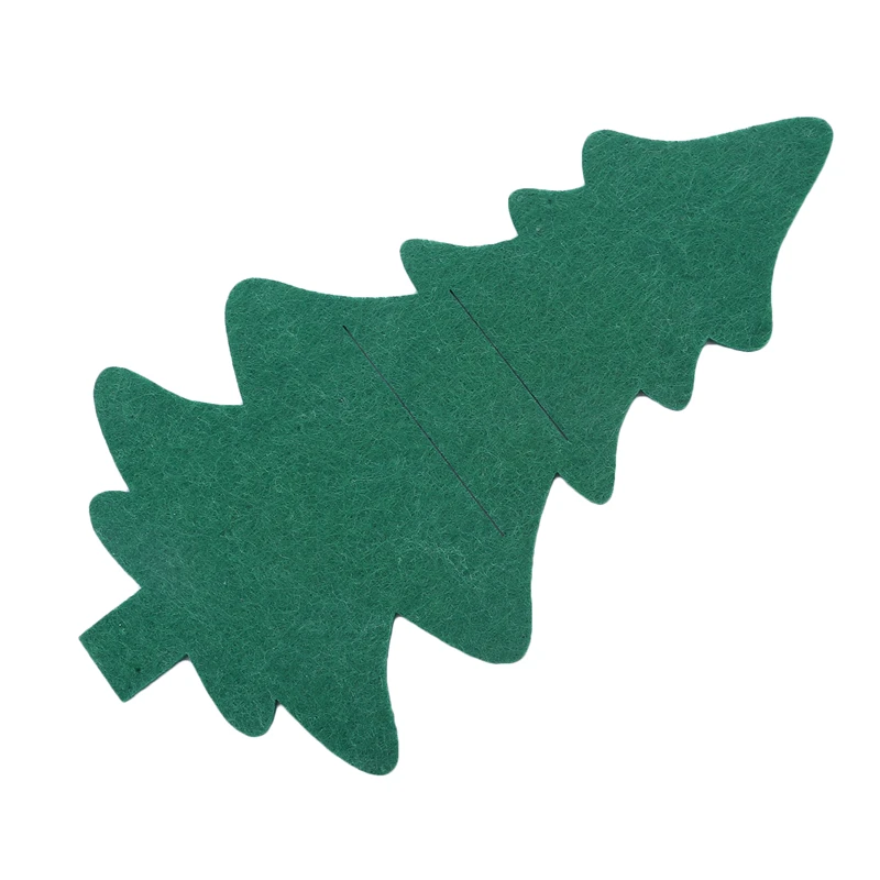 4 шт. чехлы для столовых приборов в виде рождественской елки