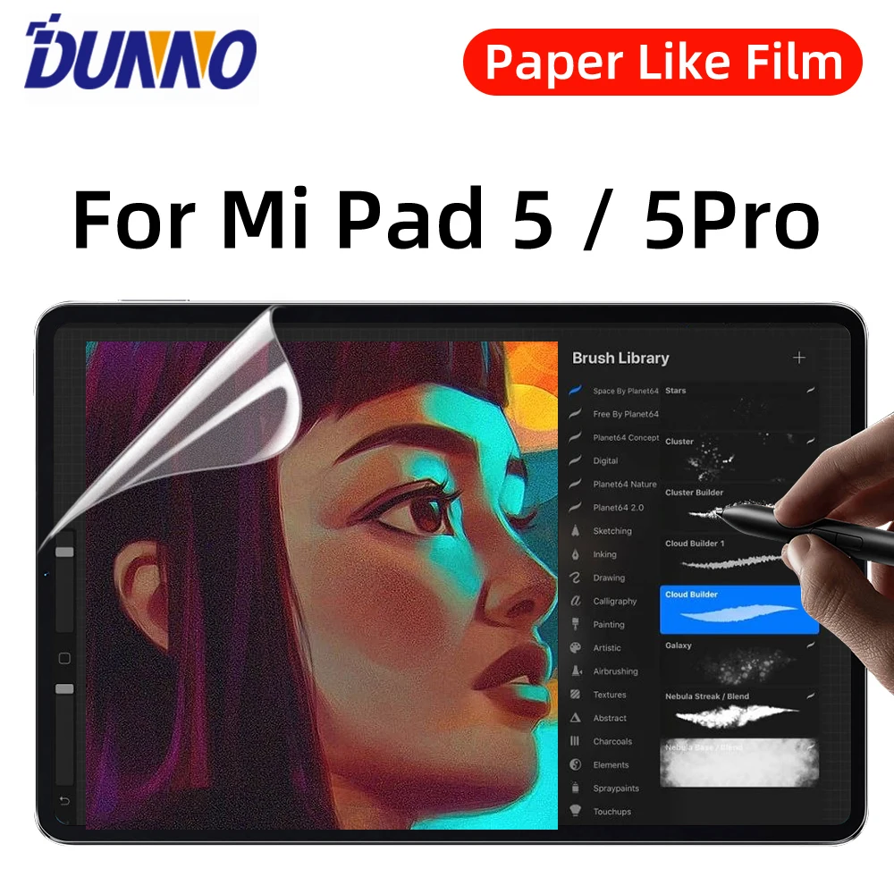 Paper Like Film for Mi Pad 5 Pro 2021 Xiaomi Pad 5 11'' Matte PET Painting Write Tablet Screen Protector Accessories