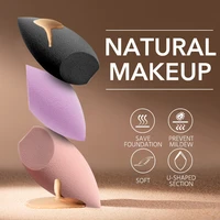 makeup puff microfiber velvet sponges makeup blender spong powder egg shaped foundation concealer cream face cosmetic