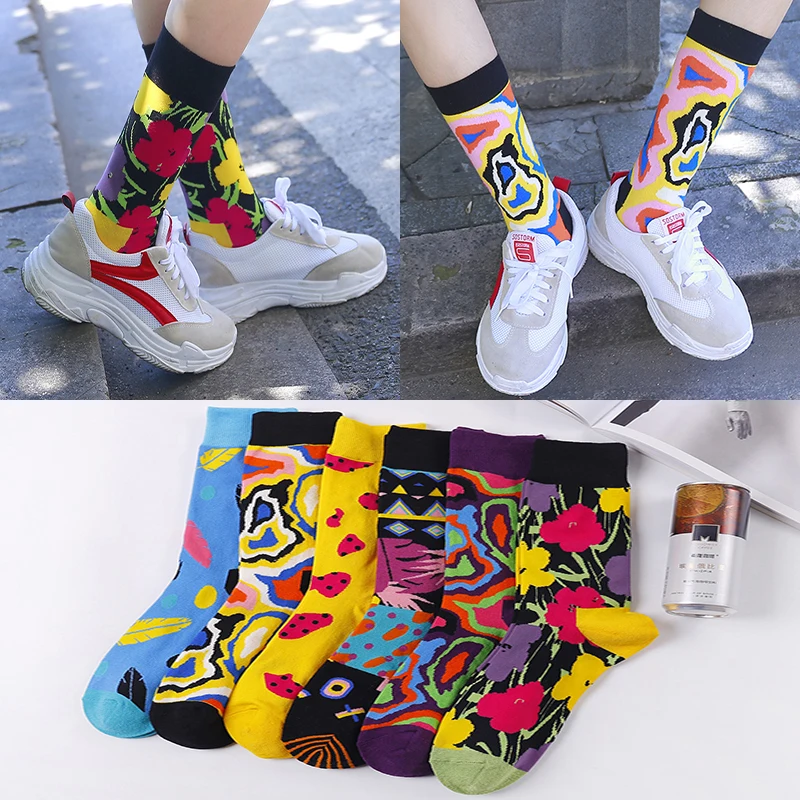 

New Trendy Socks Fashion Casual Sports Neutral Couples Socks Trend Cotton Socks