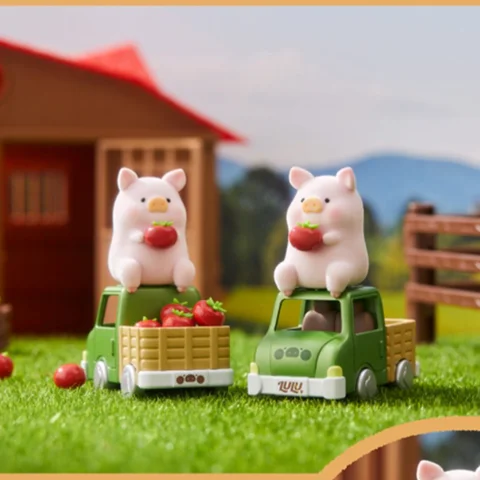 Фигурка из аниме Lulu The Piggy My Sweet Farm Series глухая коробка милые модели кукол игрушки Фигурки украшения оригинальный подарок коллекция