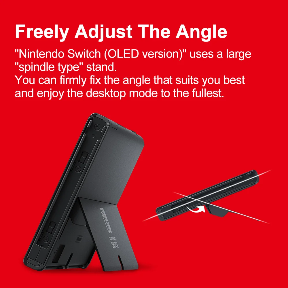 Nintendo Switch OLED Model Video Game Consoles 7 Inch OLED Touch Screen White set Blue and Red Joy Con set 64GB Internal Storage