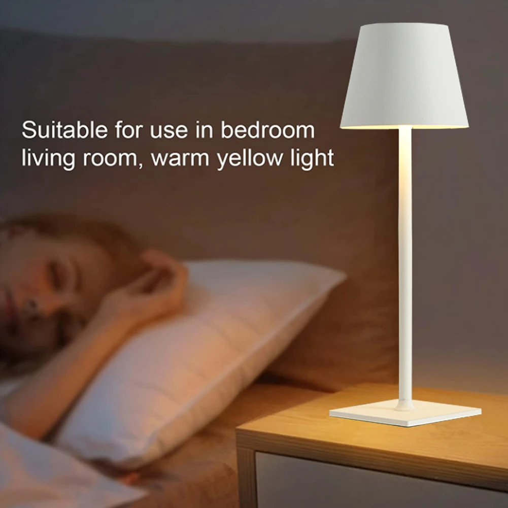 

Touch Control Desktop Decor Light USB Charging Atmosphere Lamp Simple Assembly Durable Dimmable Non-Slip Mat for Living Room