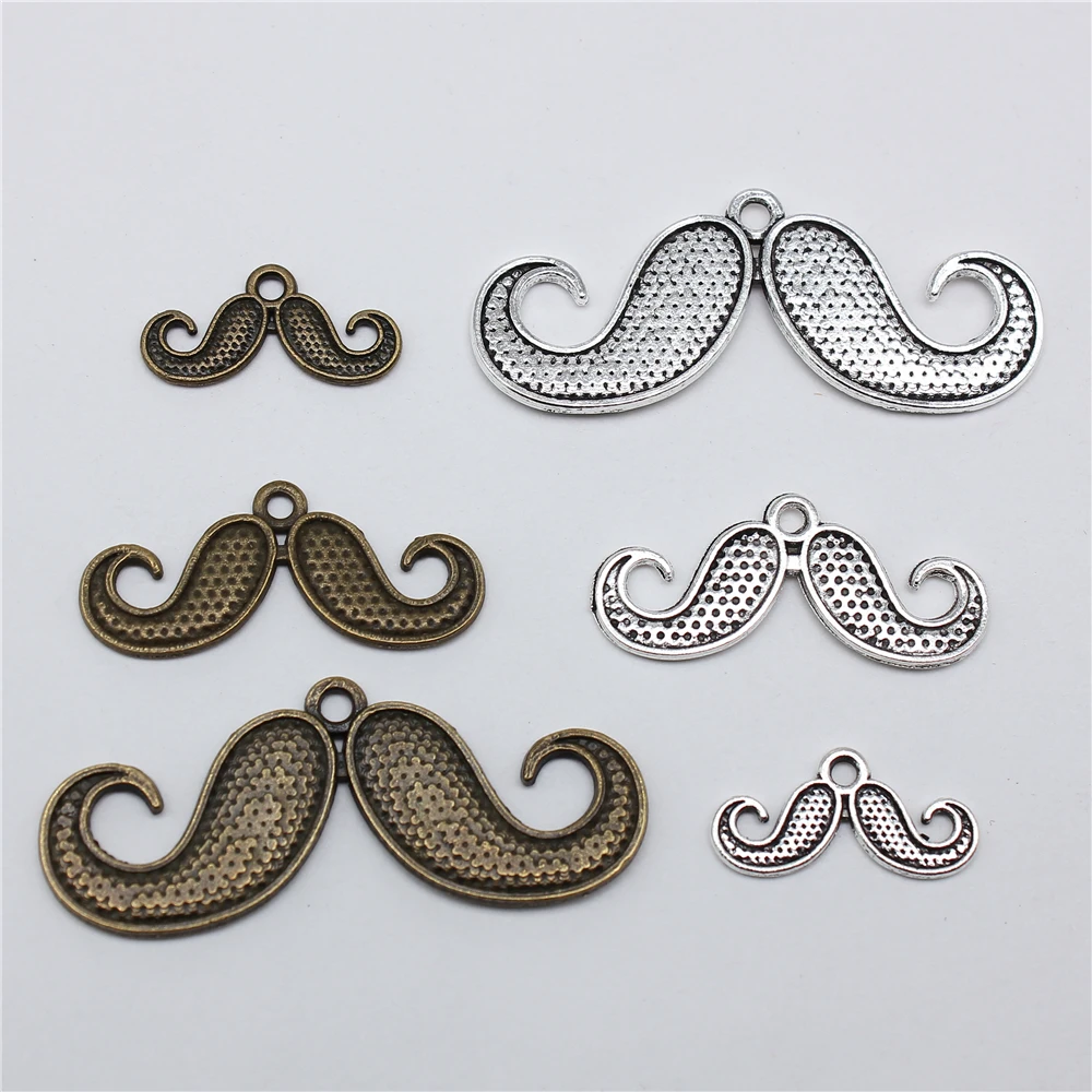 

Подвеска в виде усов для женщин 20 шт., кулон и ожерелье, изготовление ювелирных изделий