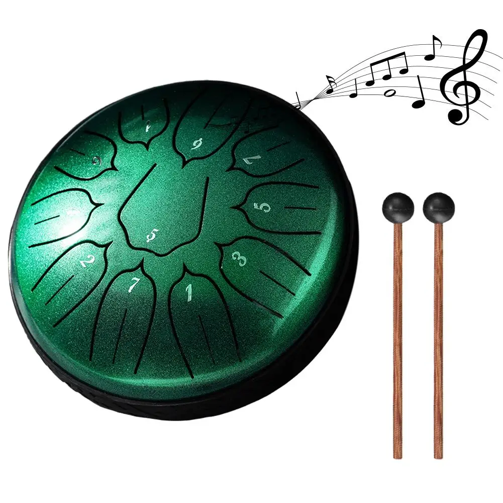 6 дюймов 11 заметок стальной барабан с языком инструмент большой из дзен стали