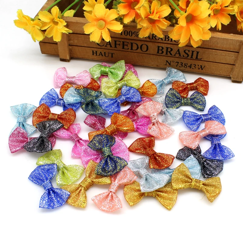 50 шт./лот лента с бантом 3 5 см ручной работы для домашней свадебвечерние украшения