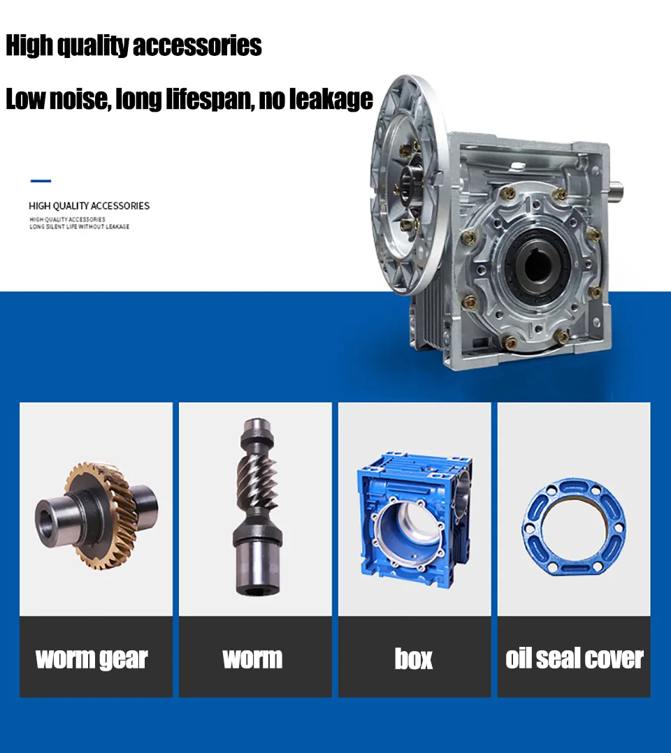 NMRV50-VS Одиночный PD входное отверстие 11 мм 14 19 на одной стороне и входной вал другой