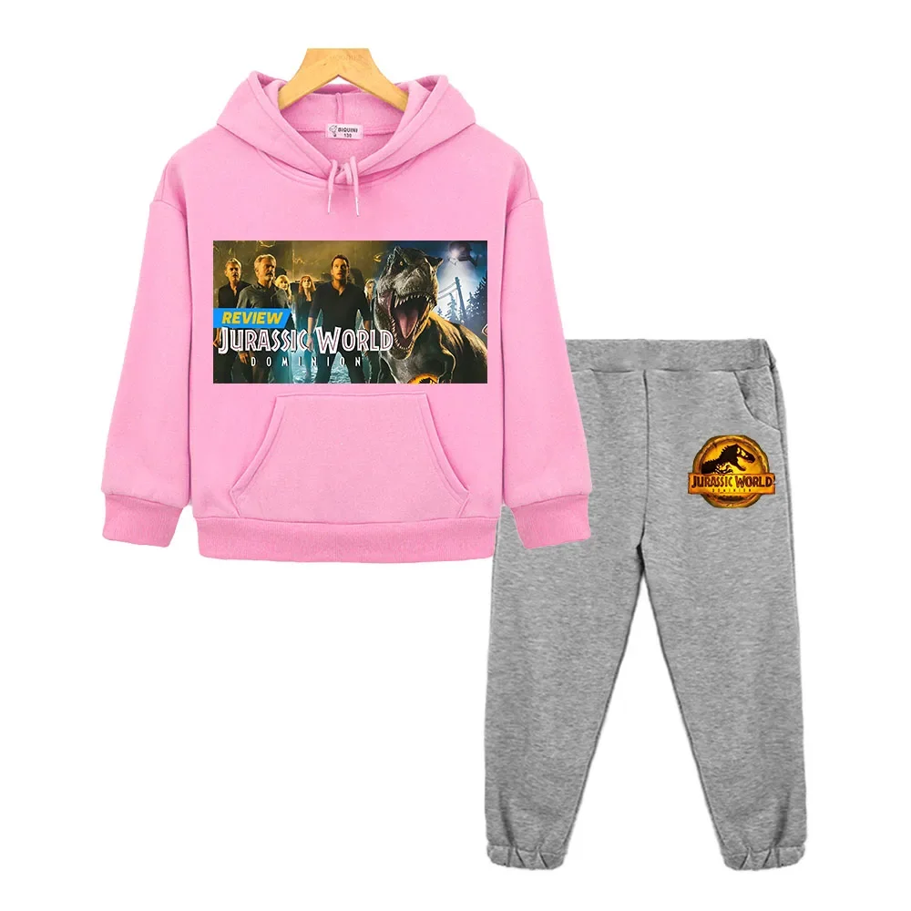 Детский Комплект Из Толстовки С Капюшоном И Флисового Пуловера Мир Юрского