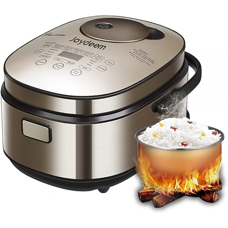 

JOYDEEM AIRC-4001 Smart Induction Heating System Rice Cooker, 24-hours Pre-set Timer, 4 L 8 Cup Capicity