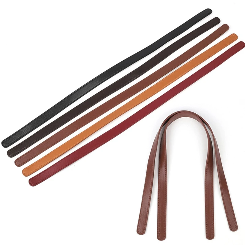 

2pcs PU Leather Replacement Handles Purses Straps Handbags Lady Shoulder Bag Strap DIY Accessories Making Supplies Drop Shipping
