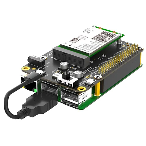 Плата расширения Mini PCI-E WWAN для Raspberry Pi 3G/4G и LTE Base HAT для Samsung ARTIK/Rock64