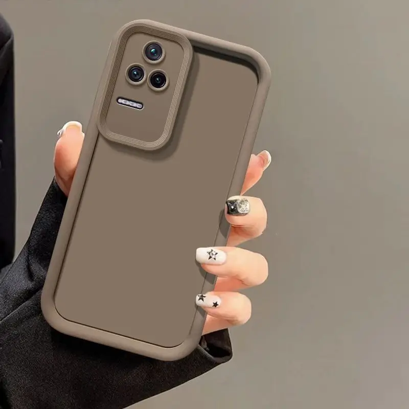 Фото Чехол для Xiaomi Poco F4, чехол для телефона Xiaomi Redmi K40S, полный пакет, матовый, мягкий защитный чехол с защитой от падения №3