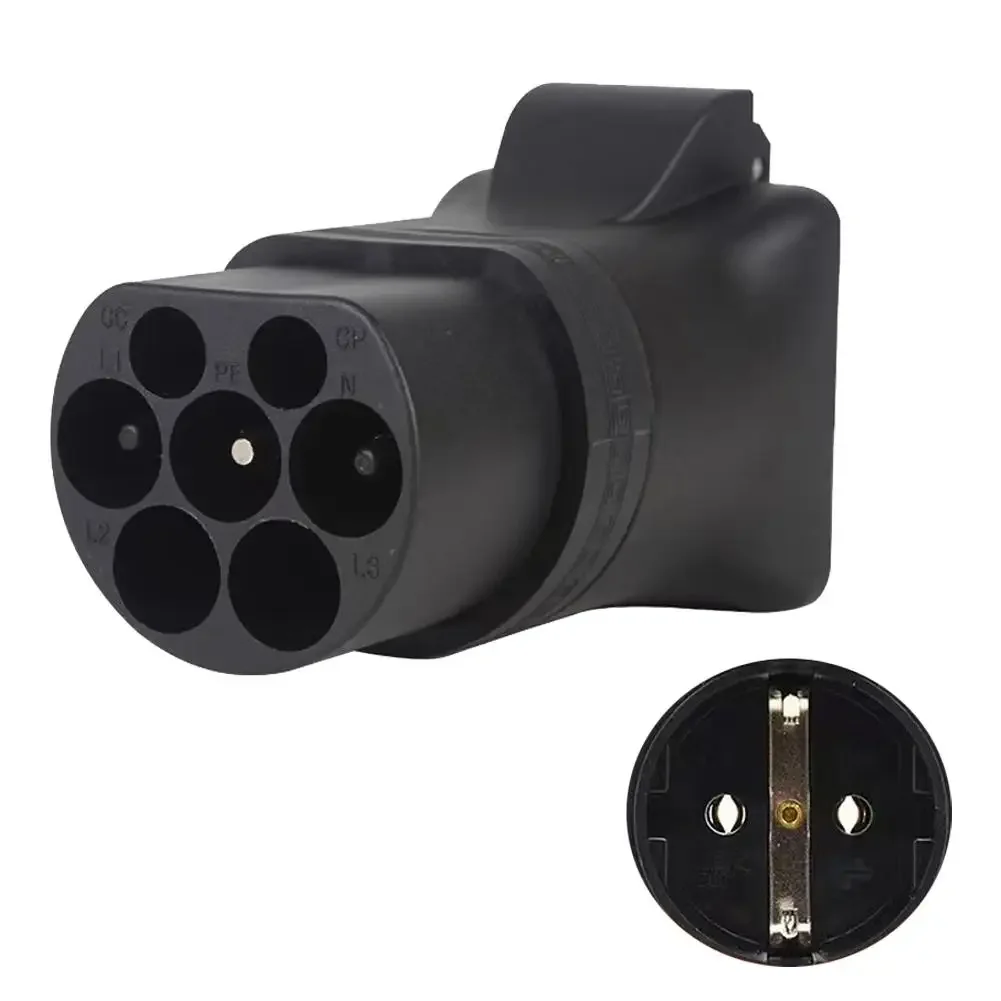 

Универсальная розетка V2L TYPE от 2 до 220 В, мужская розетка, автомобильный адаптер для электромобилей, разрядное устройство D6X4