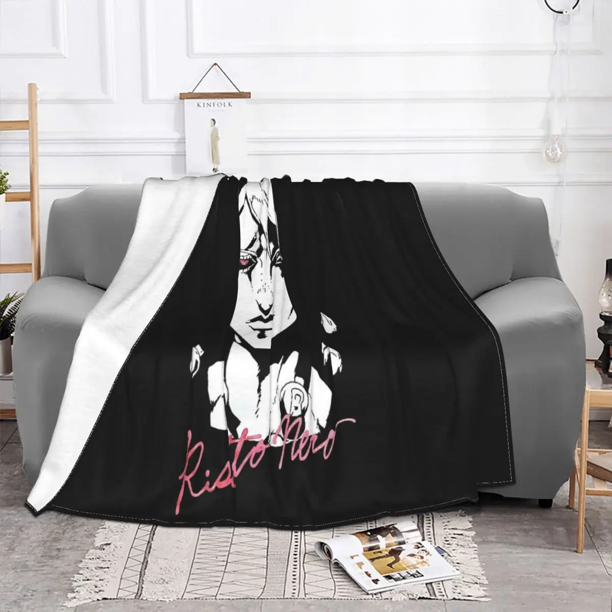 Hitman Team Risotto Jojos Bizarre Adventure Golden Wind S 4Xl Kn367 Оптовая продажа плед с принтом лучшего