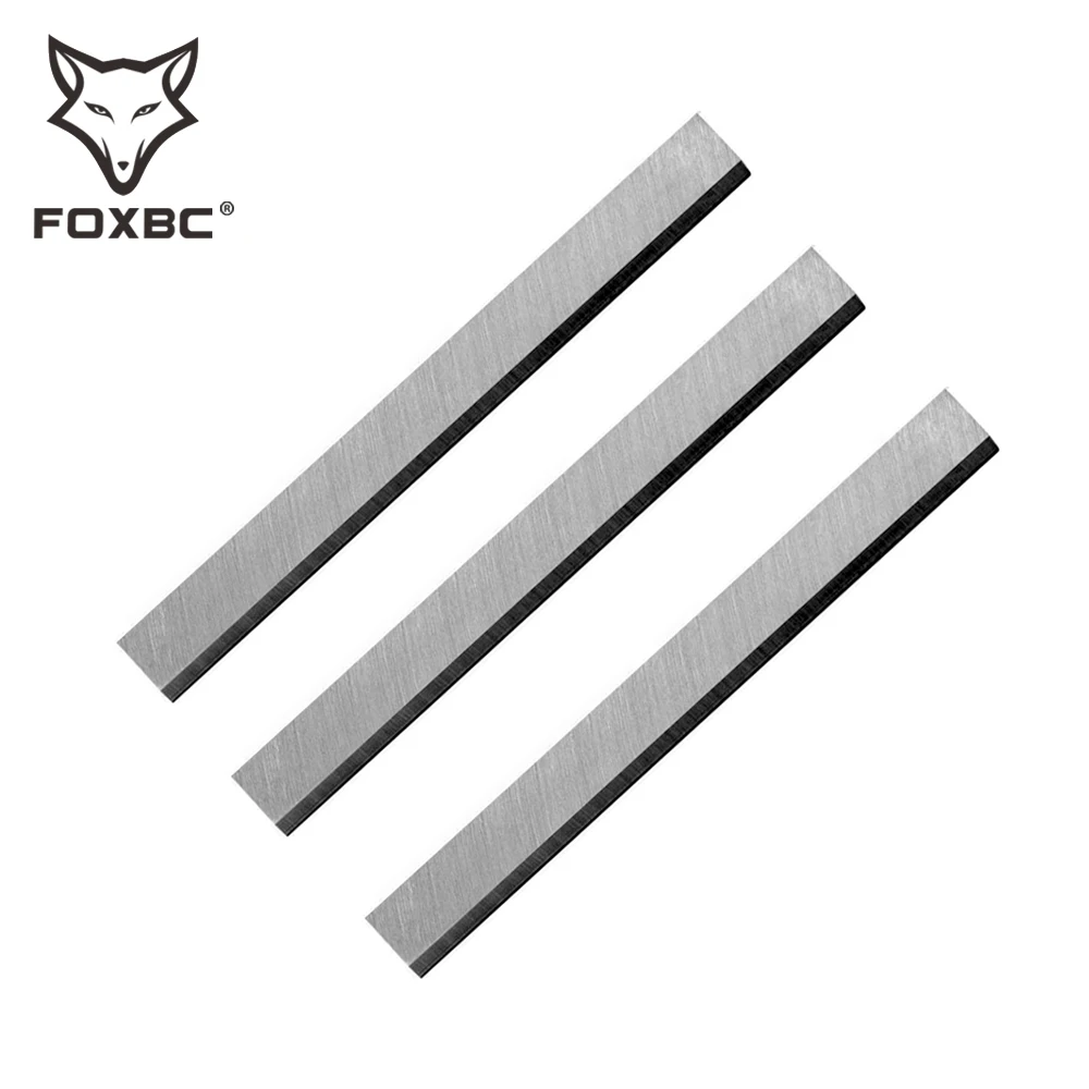 Foxbc 155X17X3Mm Coltelli Jointer Di Ricambio Schepch-Passend Per C6 06 Lama Per Pialla In Legno Per Lavorazione Del Legno Set Di 3