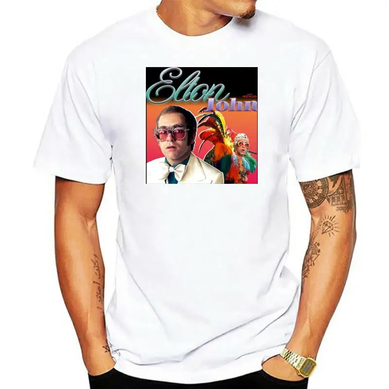 new Elton John nostalgia custom T Shirt Sleeves Boy Cotton Men T-Shirt top tee