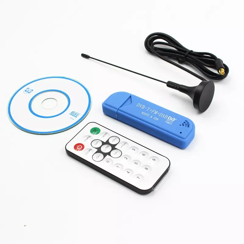 

USB2.0 DVB-T Stick HDTV TV Tuner Receiver SDR+DAB+FM Remote Controller Tuner Card TV Stickc FC0012 Chip High Quality