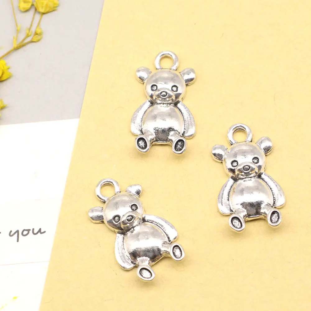 Подвеска в виде медведя для ожерелья модные ювелирные изделия сделай сам детей