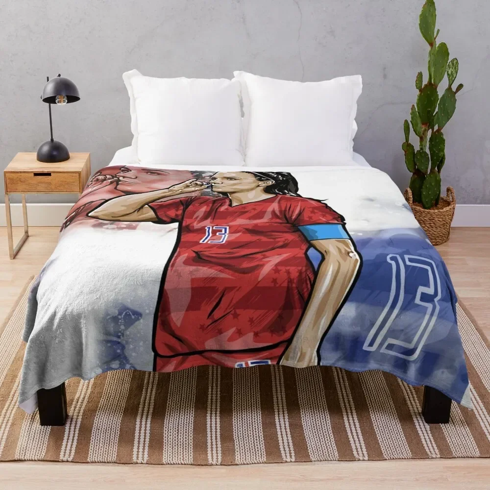 Алекс Морган USWNT одеяло гигантский диван одеяла для Хэллоуина