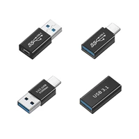 4pcslot usb 3 1 type c male female to usb3 0 type a female otg data 10gbps adapter for laptop phone