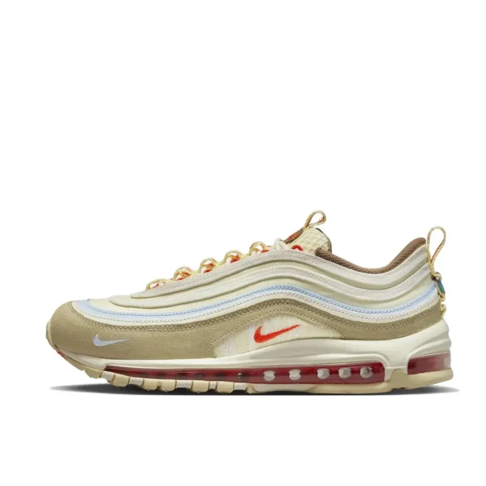 Мужские и женские кроссовки Nike New Air Max 97. Низкие. Дышащая удобная неуклюжая обувь.
