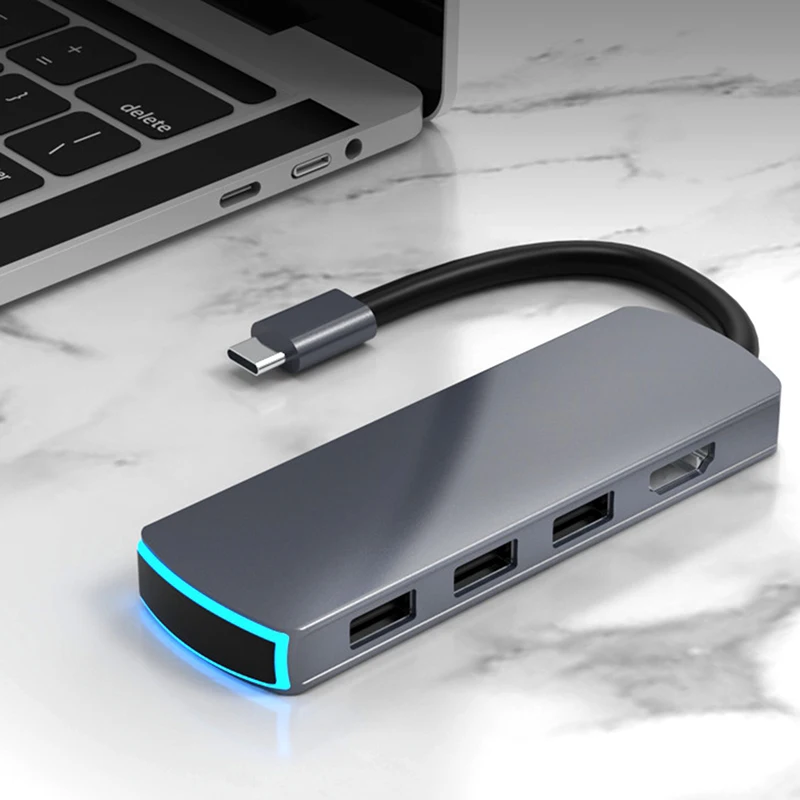 

Док-станция Usb Type-c для чтения Sd/tf-карт, 3 порта Usb, 5 Гбит/с