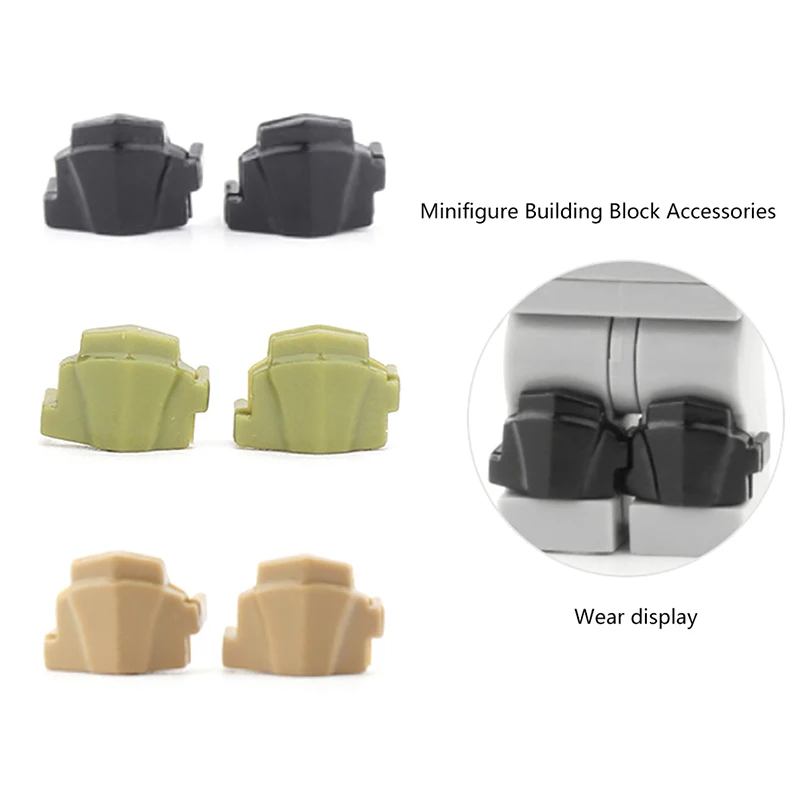 

Military Building Blocks Solider Figures Gifts Accessories Goggles Belt Earphone Kneepad Compatible MOC Mini Bricks Kid Toy