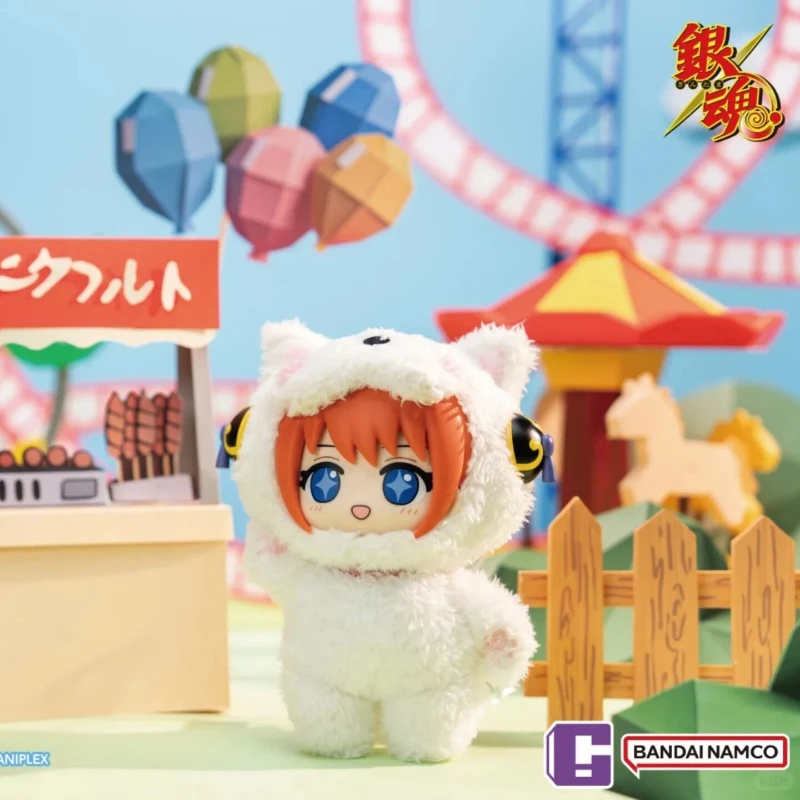Фото Новая плюшевая кукла-фигурка Gintama от Bandai Namco в стиле Sofubi: модный коллекционный предмет, в наличии, подарок для любителей аниме №4
