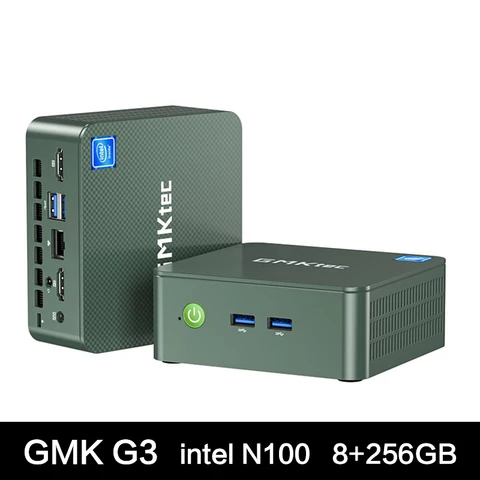 Мини-ПК GMKtec G3, ОЗУ 8 Гб, ПЗУ 256 ГБ, Wi-Fi