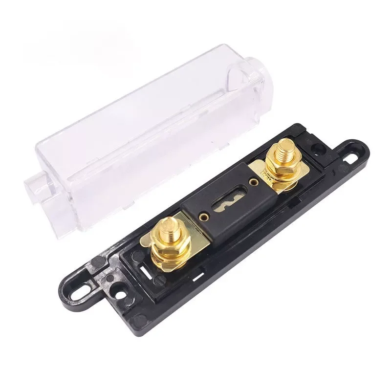 

60-300A ANL Zinc Alloy Fuse Holder Bolt-on Fuse Automotive Fuse Holders Fusible Link with Fuse High Temperature Resistance